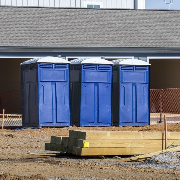 Heavy-duty construction site porta potty in Port Angeles, Washington
